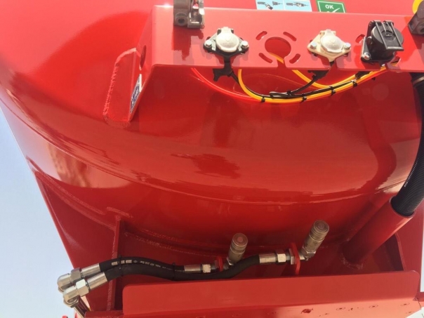 Nursan semi-trailer fuel truck, aluminum