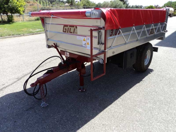 Single axle trailer with stainless steel Gili