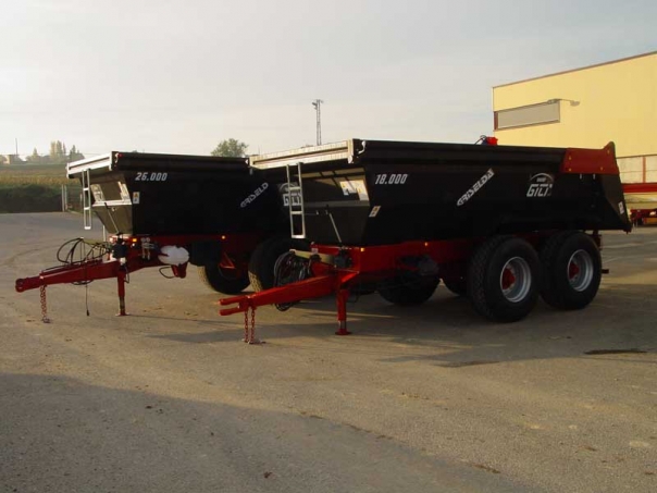 Прицеп двухоосный промышленный Gili