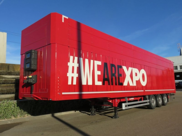 Semitrailer all-metal with lifting roof LeciTrailer