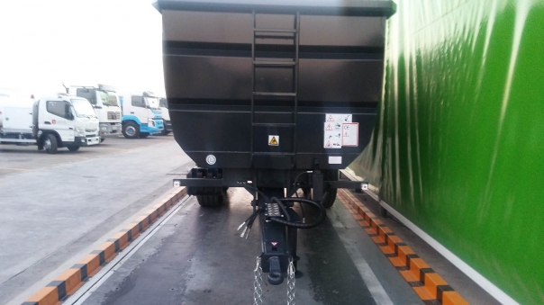 Agricultural trailer boat type Rigual.