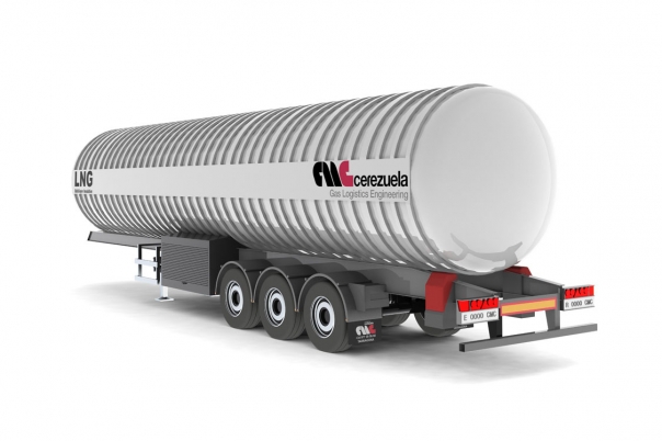 Напівпричіп для транспортування та розподілення ЗПГ CMC (3 осі)