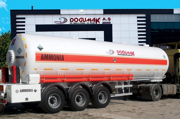 Ammonia transport tank