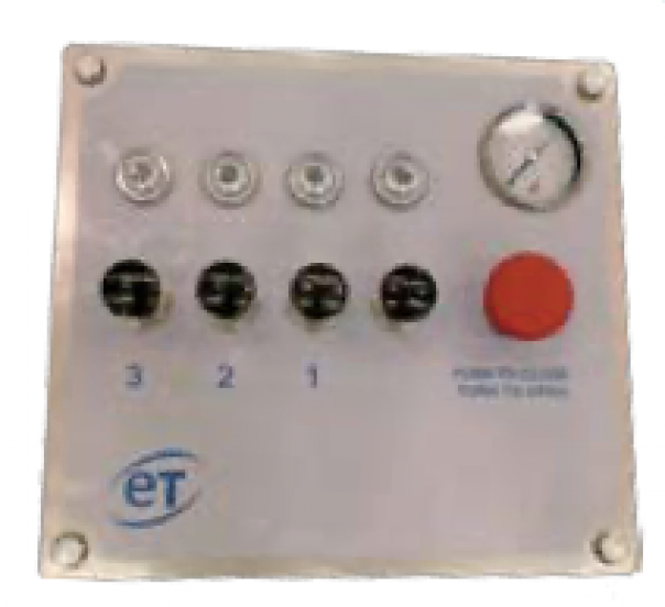 Pneumatic control unit