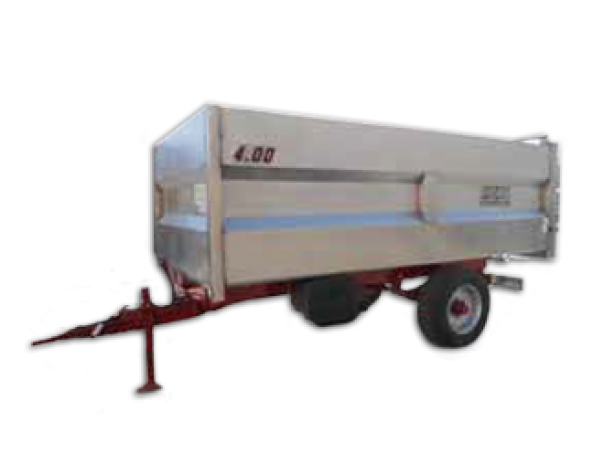 Single axle trailer with stainless steel Gili