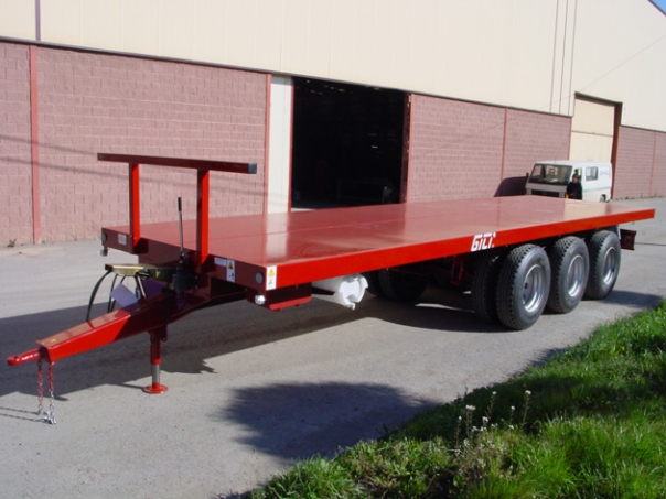 Прицеп-платформа трехосный Gili