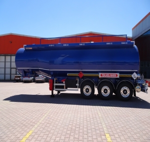 Бензовоз полуприцеп Nursan, стальной