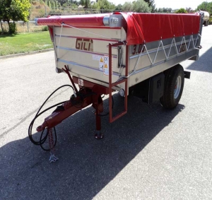 Single axle trailer with stainless steel Gili