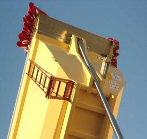 Three-axle boat-type trailer Gili