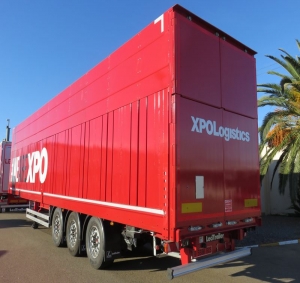 Semitrailer all-metal with lifting roof LeciTrailer