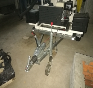 Прицеп-иловоз с вакуумным насосом для сцепки фаркопом Rigual