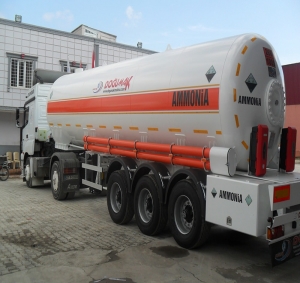 Ammonia transport tank
