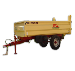 Single axle boat-type trailer Gili