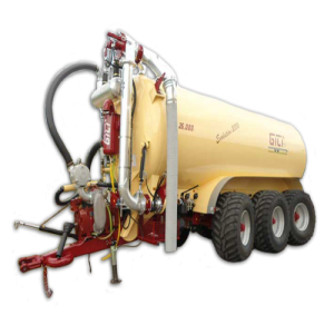 Three-axle tank trailer for liquid fertilizers Gili