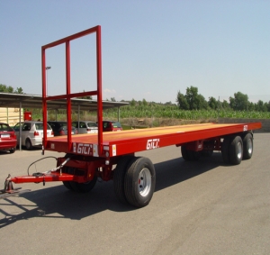 Прицеп-платформа трехосный Gili